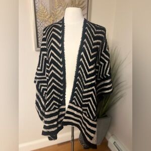 Black and Tan Chevron Women's Sweater